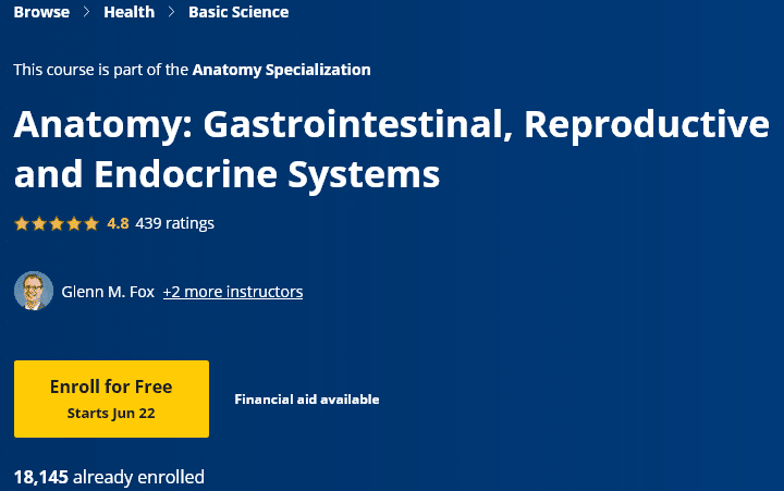 Anatomy - Gastrointestinal Reproductive and Endocrine Systems University of Michigan