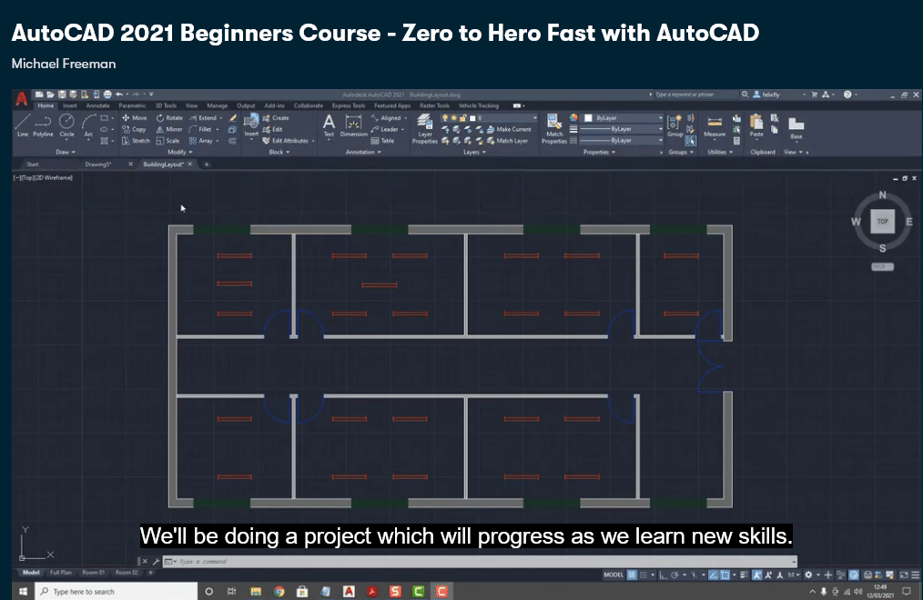 AutoCAD 2021 Beginners Course - Zero to Hero Fast with AutoCAD