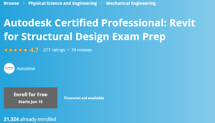 Autodesk Certified Professional Revit for Structural Design Exam Prep