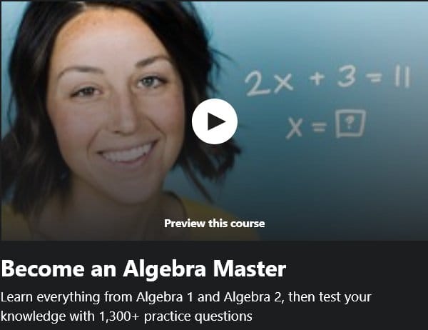 Become an Algebra Master