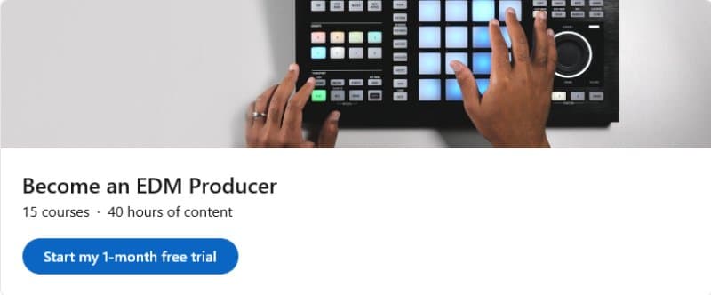 Become an EDM Producer – LinkedIn Learning