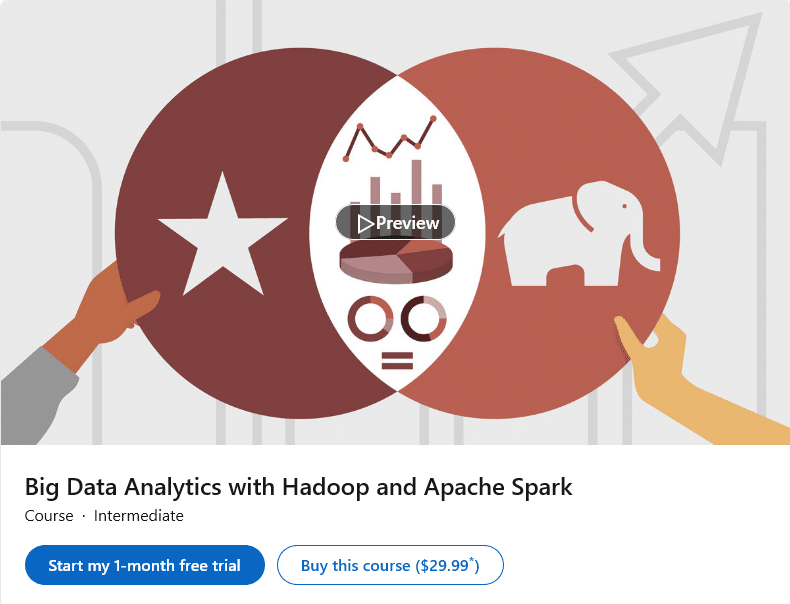 Big Data Analytics with Hadoop and Apache Spark – LinkedIn Learning