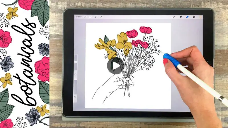 Botanical Illustrations on Your iPad in Procreate