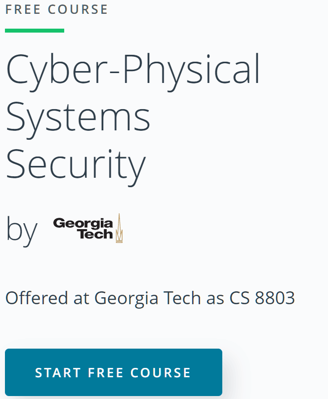 Cyber-Physical Systems Security – Georgia Tech