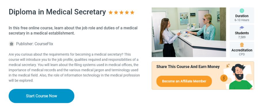 Diploma in Medical Secretary
