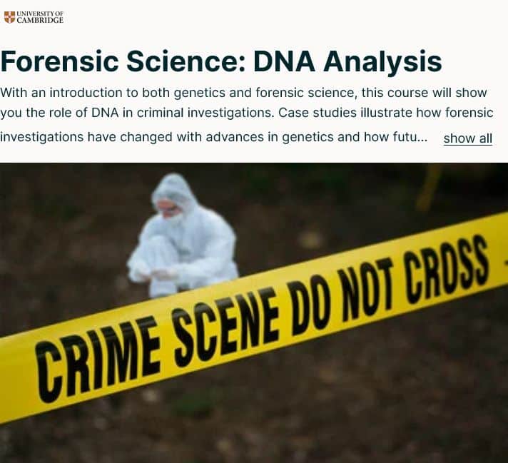 Forensic Science: DNA Analysis