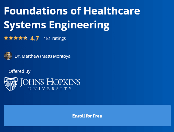Foundations of Healthcare Systems Engineering