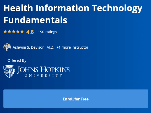 Health Information Technology Fundamentals