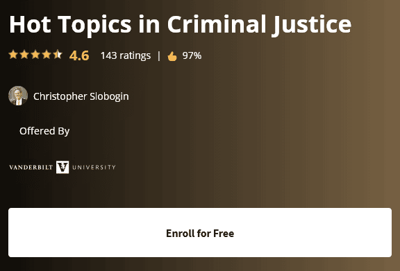 Hot Topics in Criminal Justice
