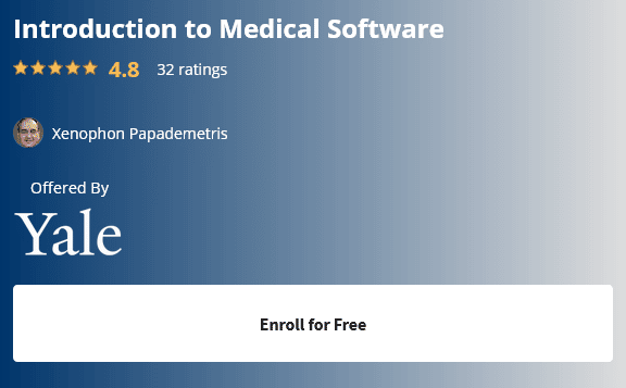 Introduction to Medical Software – Yale