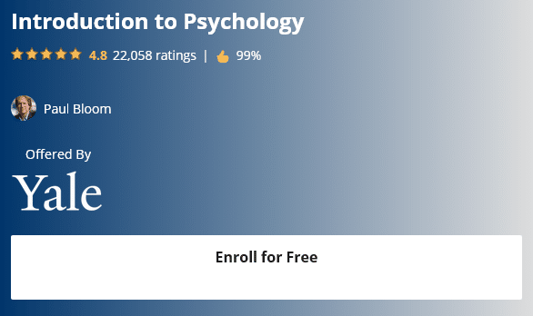 Introduction to Psychology – Yale