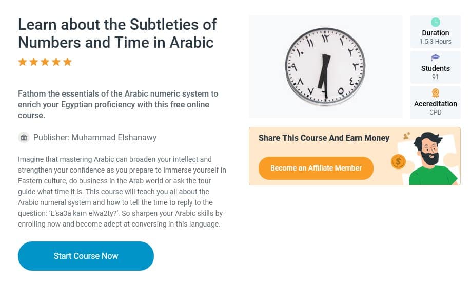 Learn about the Subtleties of Numbers and Time in Arabic