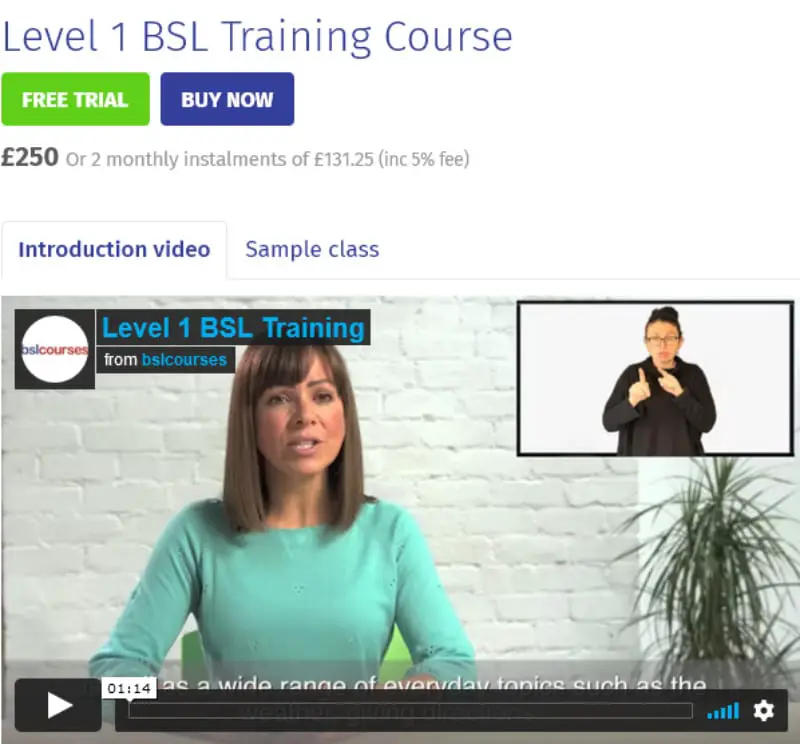 Level 1 BSL Training Course – bslcourses