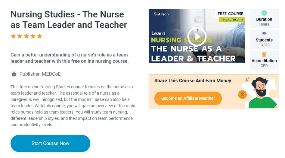 Nursing Studies - The Nurse as Team Leader and Teacher