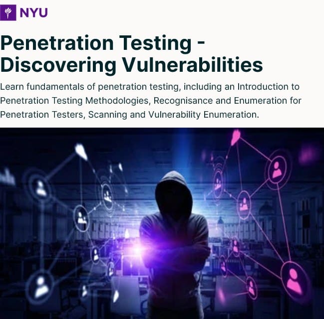 Penetration Testing - Discovering Vulnerabilities – NYU