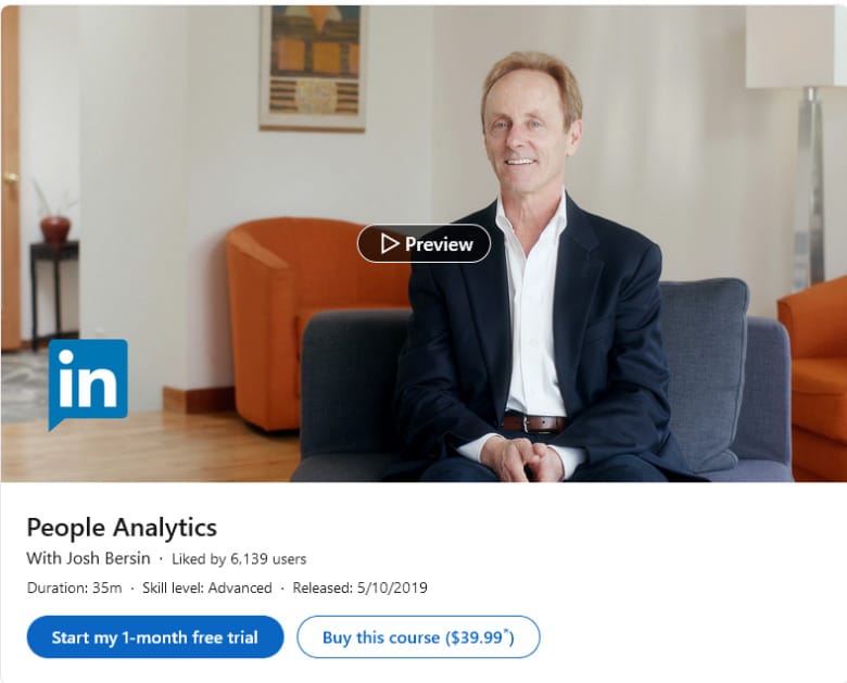 People Analytics – Linkedin
