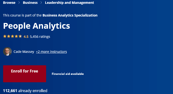 People Analytics – Wharton