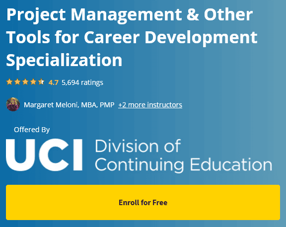Project Management & Other Tools for Career Development Specialization